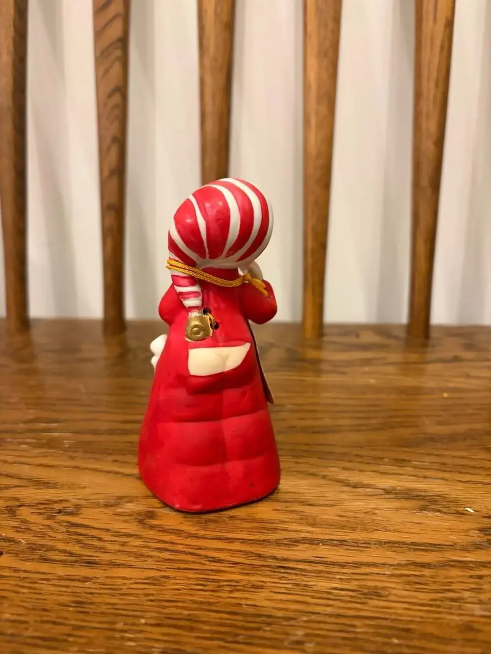 Jasco Merri-Bells Bisque Porcelain Christmas Caroler Bell 1978